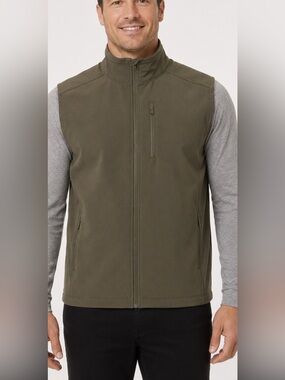 32 Degrees Heat Men’s XL Green Softshell Vest NWT